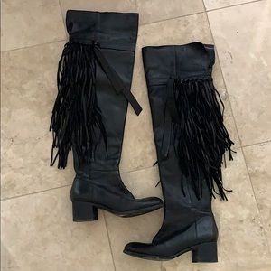 Zara Fringe Riding Boot